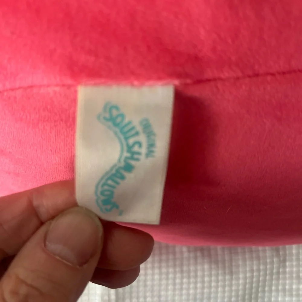 Squishmallows Pink Plush with Orange Accents